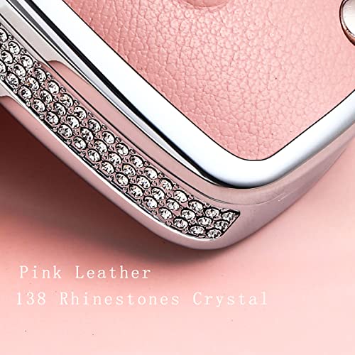 muekzru for Audi Key Fob Cover case,Key Cover Key Chain Bling