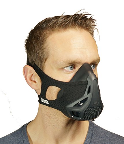 Dimok Hypoxic Mask - Workout Mask Running Mask - Easy to Use and Switch Resistance -Regulates Oxygen Intake - Resistance Exercise - Breathing Mask -Train Your Breathing Patterns and Lung Capacity