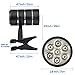 Aokey LED Grow Light for Indoor Plants 9W Adjustable Plant Light with 360°Flexible Clamp Base for Office, Home, Indoor Garden Greenhouse Organic Plant Lights Organizer 2017