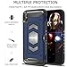 iPhone XS Max Case with Card Holder, Magnetic car Back Full Body Armor Apple 6.5 Inches iPhone: - Black