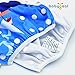 Babygoal Reusable Swim Diaper, One Size Adjustable and Washable Swim Underwear Fits 0-2 Years Babies for Baby Shower Gifts and Swimming Lessons FSWD03