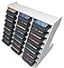 Ink Pad Storage Holder and Stamp Pad Storage for Distress Oxide Ink and Others Sits Horizontal or Vertical - Stores 48 Ink Pads Craft Storage Organizer