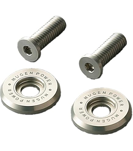 タマ メタルプレート Amazon.com: MUGEN Number Plate Bolts (75700-XG8-K0S0)