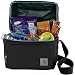 Carhartt Deluxe Dual Compartment Insulated Lunch Cooler Bag, Black