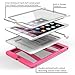 iPad Air 2 Case, i-Blason Apple iPad Air 2 Case ArmorBox [Dual Layer] Convertible [Heavy Duty] Full-Body Protection KickStand Case with Built-in Screen Protector for Kids Friendly 2014 Release (iPad Air 2, Pink/White)