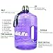 BuildLife 1 Gallon Water Bottle - Motivational Fitness Workout with Time Marker