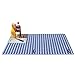 Picnic Table Mat - Wind Resistant, Waterproof - Foldable Sturdy Plastic Mat to cover Dirty Picnic Tables. For Picnic, Camping, Travel, Tailgate Party. Quick Set Up, Easy to Clean