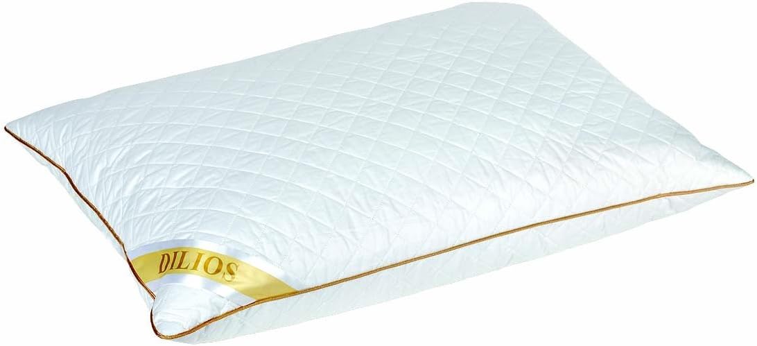 Diamond- Luxury Duck Feathers Pillow for Sleeping- Hypoallergenic- Cool Sleeping- Neck Pain