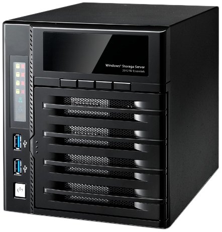 Thecus W4000, Intel Atom Processor, Window Storage Server R2 Essential Included, Pre-installed on 64GB SSD
