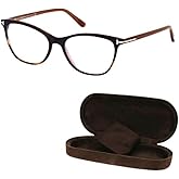 Tom Ford FT5636-B Square Shape Eyeglass Frame With Luxury Eyewear Kit
