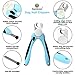 SunGrow No Pain Dog Nail Clipper - Safety Switch Lock to Prevent Over Cut - 5-Minutes to Professional Grooming - Razor Sharp Blade for Clean Cut (Dog Nail Trimmer)