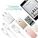iPhone Charger,Canyso 2.4A 12W Dual Port USB Portable Travel Wall Charger with 5FT [2-PACK] Apple Lightning Cable Charging Cord for iPhone X / 8 / 7 / 6 / 6S / 6S Plus / 5S / 5C / 5 / iPad & more