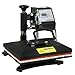 F2C Professional Swing Away 360-degree Rotation Digital Heat Transfer Sublimation T-Shirt Heat Press Machine for T Shirt Black