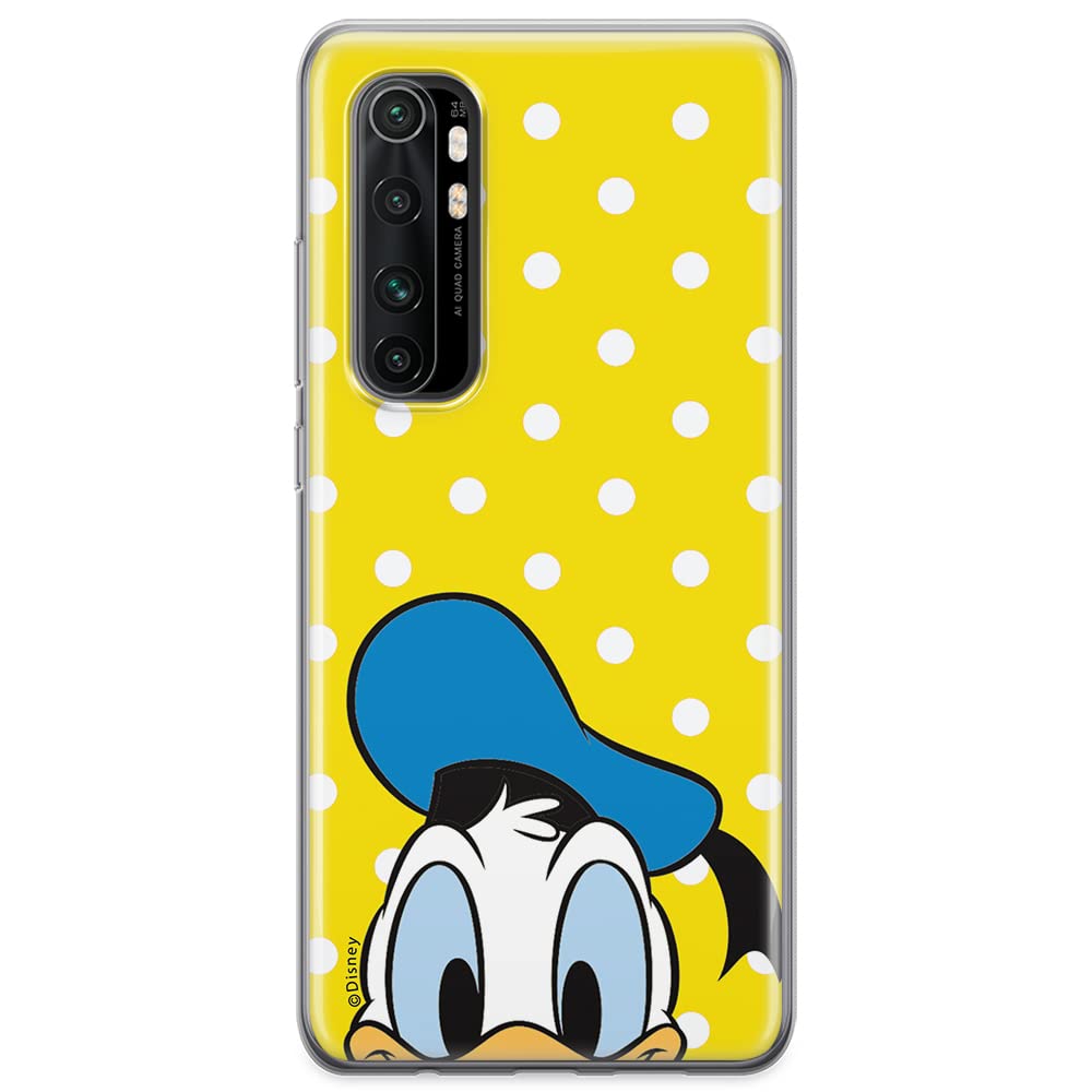 ERT GROUP mobile phone case for Xiaomi MI NOTE 10 Lite original and officially Licensed Disney pattern Donald 001 optimally adapted to the shape of the mobile phone, case made of TPU