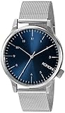 KOMONO Unisex KOM-W2353 Winston Royale Series Analog Display Japanese Quartz Silver Watch