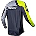 Fox Racing 180 Nirv Men's Off-Road Motorcycle Jerseys - Grey/Yellow / Medium