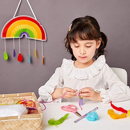 2021 Newest Unicorn Sewing Craft Kit for Girls – DIY Kids Sewing Kit Toys Creative Fun and Educational Activities Art and Craft Birthday for Ages 4 5 6 7 8 9 10 11 12