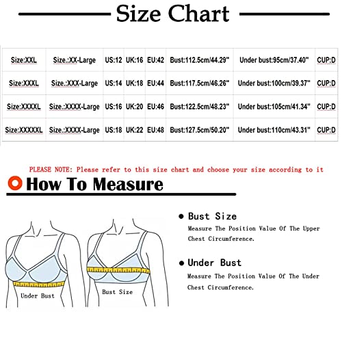 Women\'s Plus Size Bras Full Coverage Bra Front-Closure Bra Sexy Lace Underwire Solid/Floral Printed Bras Soft Comfy