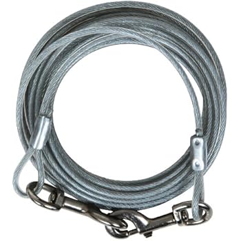 Petmate 1700-Pound Break Strength Tieout Cable, 10-Feet