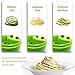 Spiralizer vegetable slicer Fun Life zoodle maker Mini Vegetable Spiral Slicer Cutter with Handheld Turning Good Grips- 3 Switchable Blades for Variable Cutting Pattern
