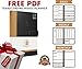 Transcending Waves - Faux Leather Business Portfolio, Zippered Padfolio with Pockets, ‎Work Binder with Storage Pouch for Business Essentials, 12.48 x 9.92 Inches, Black