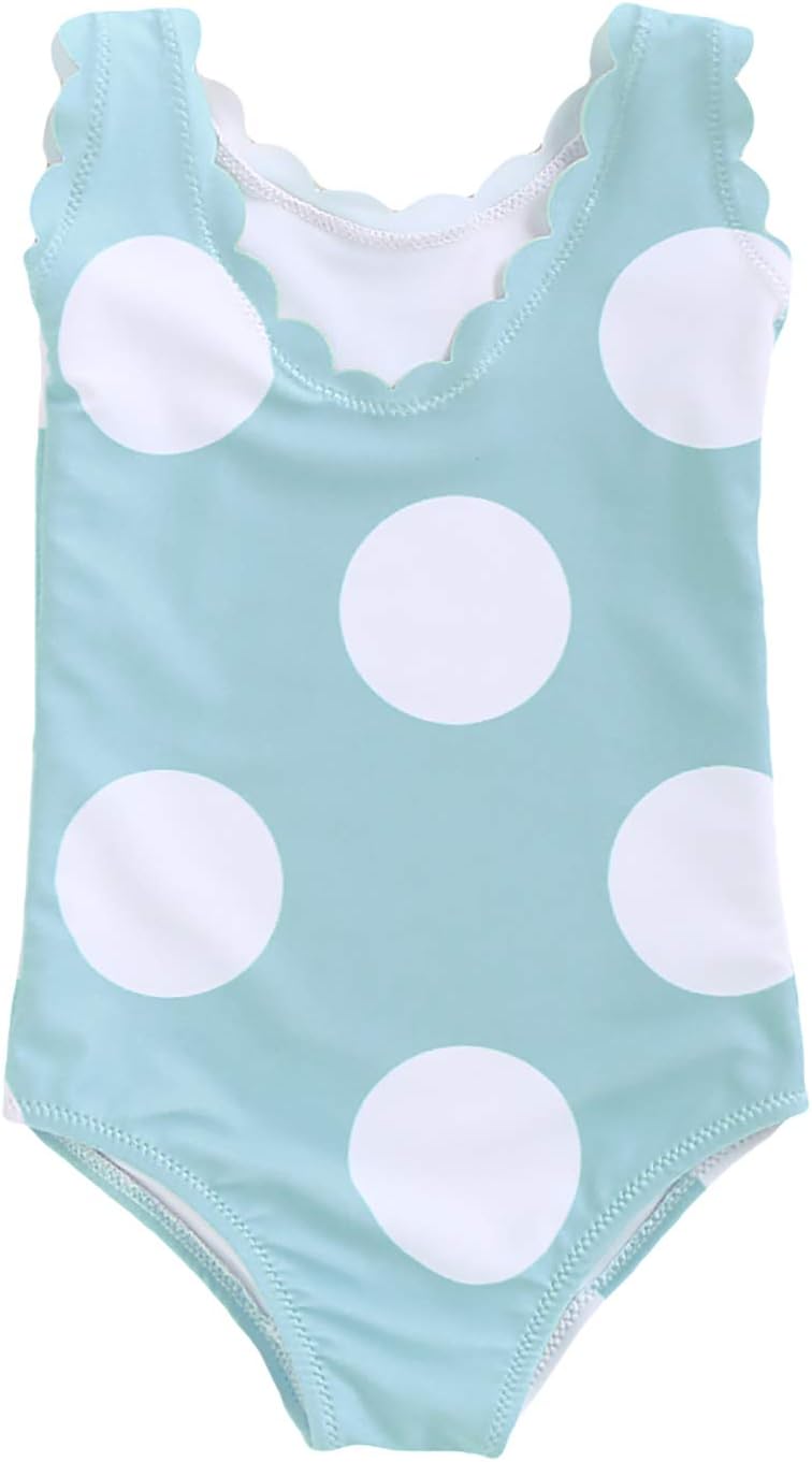 LYSMuch Infant Toddler Baby Girls Swimwear One Piece Striped Beach Swimsuits Bathing Suit