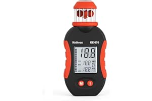 Kethvoz Windstar 876 Handheld Anemometer, Wind Speed Meter for Outdoor/HVAC, 0.5-1500 km/h Range, Measures Air Flow Velocity in KM/H, M/S, MPH, Knots for Drone, Boating, Shooting
