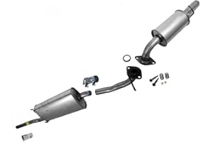 BHGYTEC Exhaust System Middle Pipe Muffler Replacement Parts For 2004 2005 2006 2007 Toyota Highlander