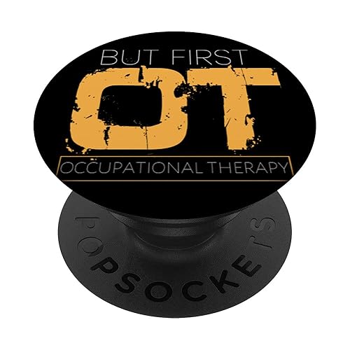 But first OT Ergotherapy Simple design PopSockets Swappable