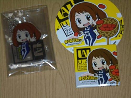 Amazon 僕のヒーローアカデミア ヒロアカ アニメイトカフェ 麗日お茶子 バッジ アクキー コースター アニメ 萌えグッズ 通販