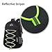 CLEVER BEES Outdoor Water Resistant Hiking Backpack, Black