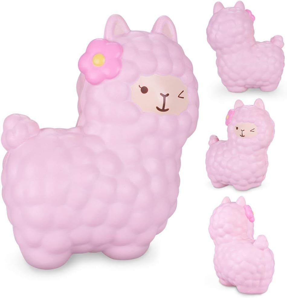 pink llama squishy