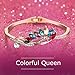 Menton Ezil 18K Rose Gold Plated Bangle Bracelet Women Fashion Jewelry 7