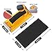 Sandpaper and Hand Sander Kit, 108 PCS 60 to 3000 Grit Sand Paper Assortment Wet Dry Sandpaper for Wood, Automotive Metal Finishing and Polishing