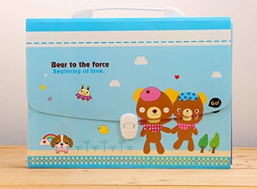 Kobest 13 Pockets A4 and letter size kid’s Expanding Accordion File Folder Buckle Closure