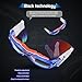 PONOSOON Sports Goggles Glasses for Kids for Basketball Football Volleyball 1812(Transparent Blue)