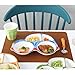 Aspire 4PCS Thicken Non-Slip Silicone Placemats Cutting Hot Mats Tablemats-White