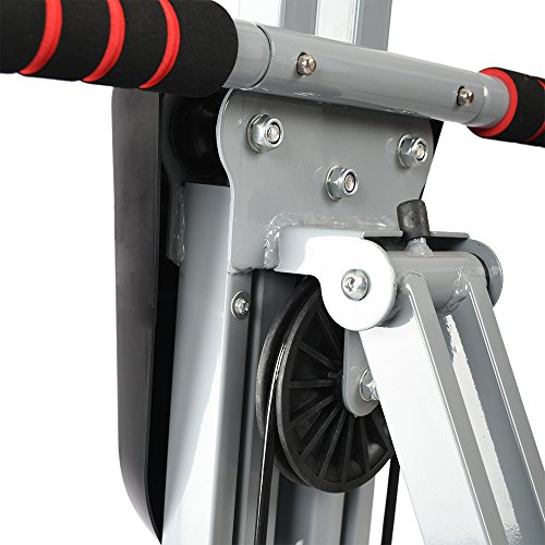 Apelila Vertical Climber, Climbing Machine - Total Body Workout Fitness Folding Cardio Climber Exercise Machine,with LCD Monitor for Home Gym Fitness