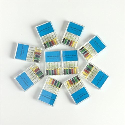 Treedental Dental Root Canal Reamers Stainless 25MM-#045-080 (10 packs)