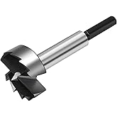 NIBBLAX 38mm Forstner Drill Bit for Woodworking, 1-1/2 Inch Forstner Bit Wood Drill Bits for Holes, Hinge Cutter (Ø38mm, Leng