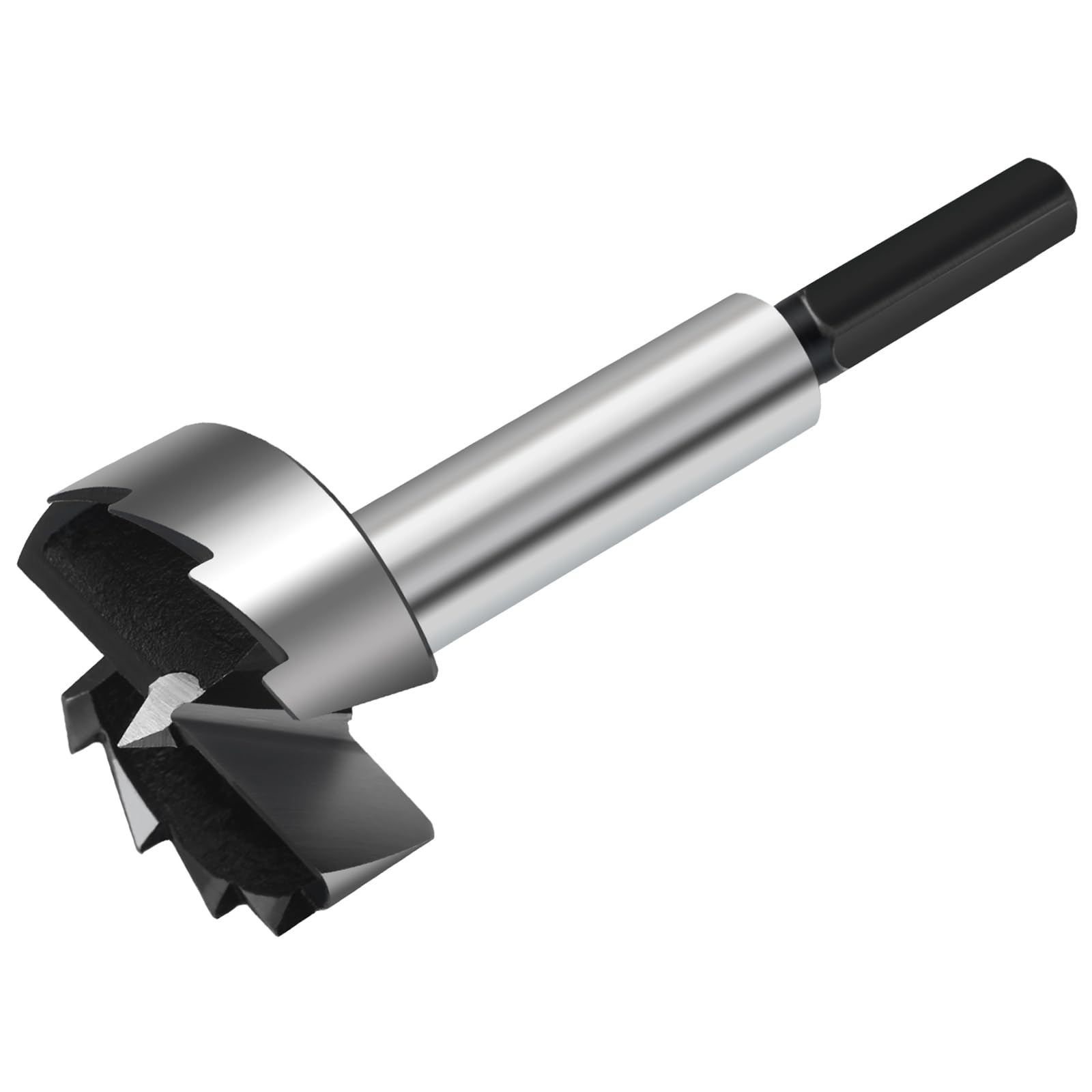 HSAWBIT 38mm Forstner Drill Bit for Woodworking, Forstner Bit Wood Drill Bits for Holes, Hinge Cutter (Ø38mm, length 90mm, HEX Shank)