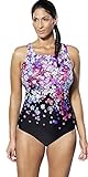 Aquabelle Women's Chlorine Resistant High-Neck Swimsuit