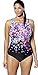 Aquabelle Women's Chlorine Resistant High-Neck Swimsuit