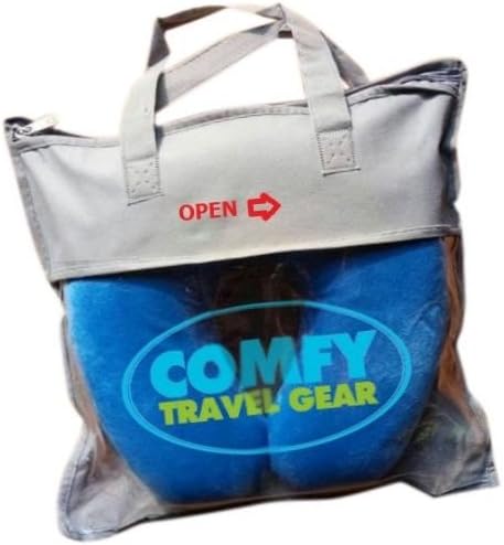Air Travel Pillow: Relaxation Set - Best Memory Foam Pillows for Plane Travel with Free Sleep Mask &amp; Custom Pillow Carry Bag