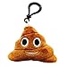 Nuoxinus Emoji Keychain Mini Plush Pillows, Cute Toys Party Supplies Favors Handbag Key Chains, Bags Backpack Accessories for Women Men Teens Girls Boys Kids (Set of 6, 2.4 inch)