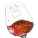 Happy Anniversary! Wine Glass- 12.75 oz. - Romantic Red or White Wine Glass - Made in USA – Cool Present Idea for Anniversary, Newlywed, Wife or Her (Qty. 1)