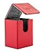 Flip Deck Case 80+ XenoSkin Standard Size Red Card Game