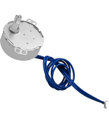 TS 101 Synchronous Geared Motor, 100-127V AC, 4W, 15-18 RPM (CW/CCW), Low Noise & Compact