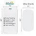Bamboo Changing Pad Liners,3 Pack Large - Ultra Soft Bamboo Fleece Surface, Waterproof & Absorbant Changing Liner