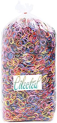 Cilected Elastic Bands Baby Hair Rubber Bands 1000pcs
